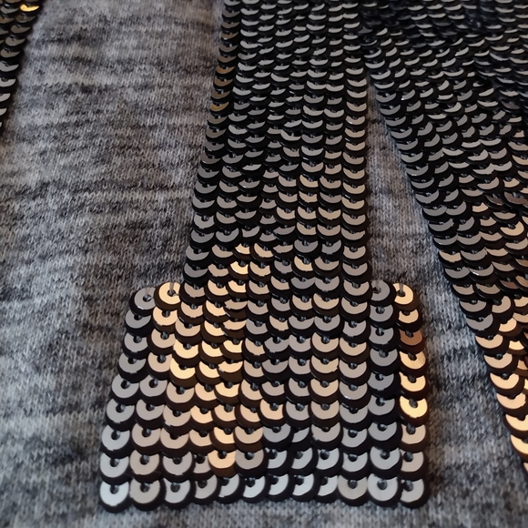 Silver & Black Bling Hoodie 😍 - Picture 5 of 7